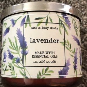 Bath and Body Works Lavender Candle